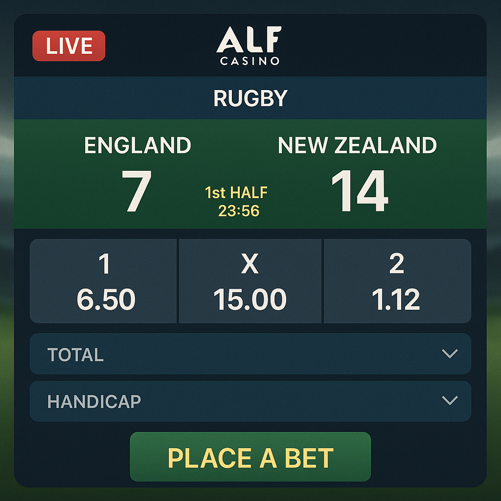 ALF Casino - Rugby Sports Betting